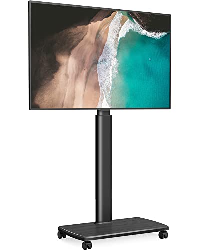 Rolling TV Stand for 32 to 65 Inch TVs with Swivel Mount V69098