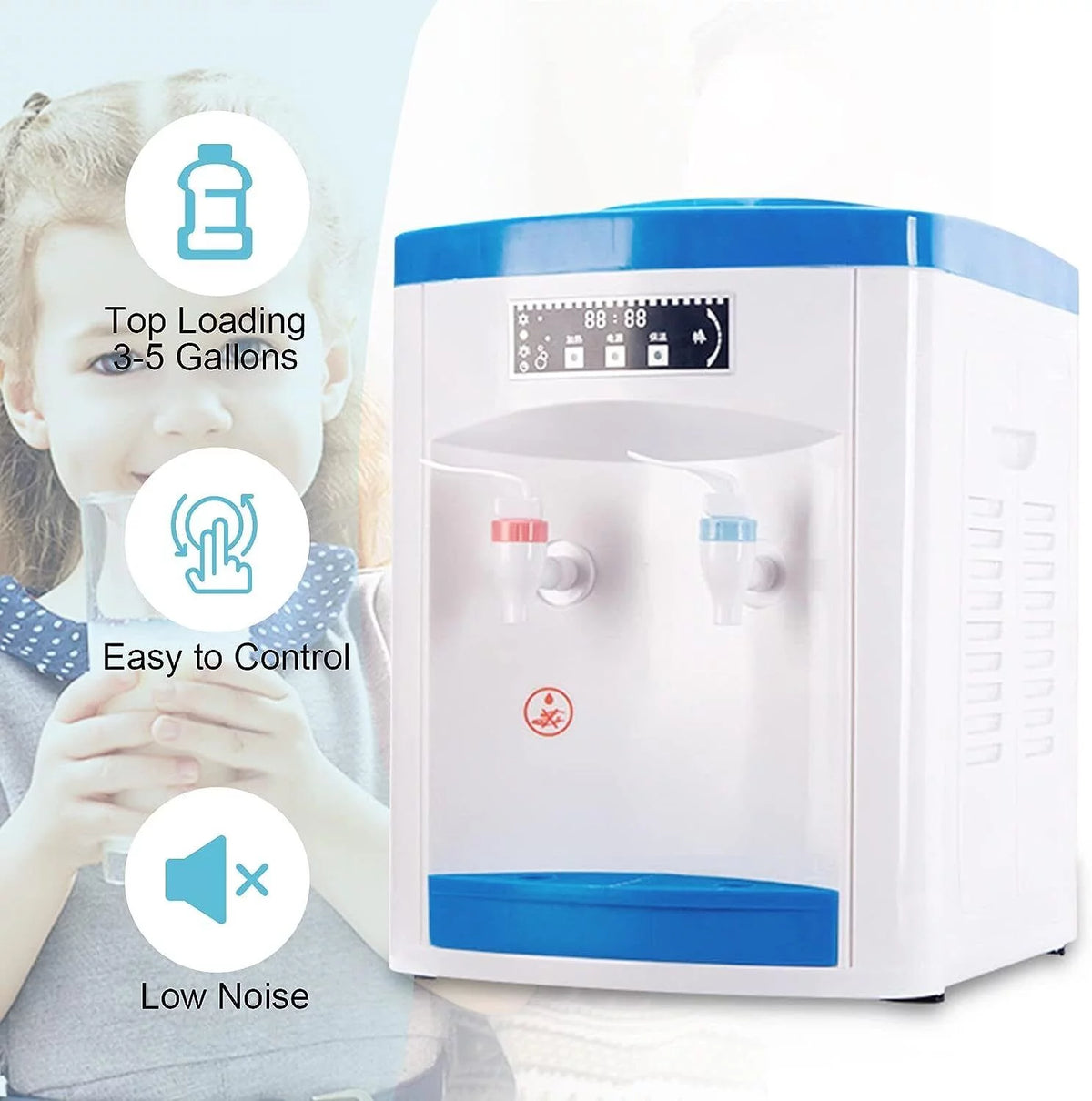 550W Small Water Cooler Dispenser 5 Gallon H8013