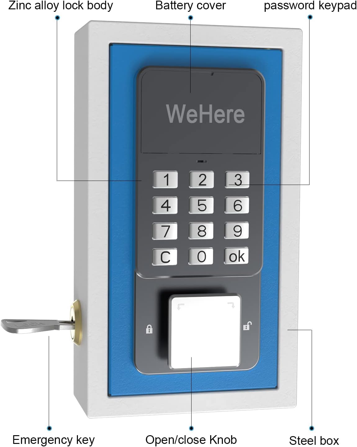 Key Lock Box Pack of 2 R628