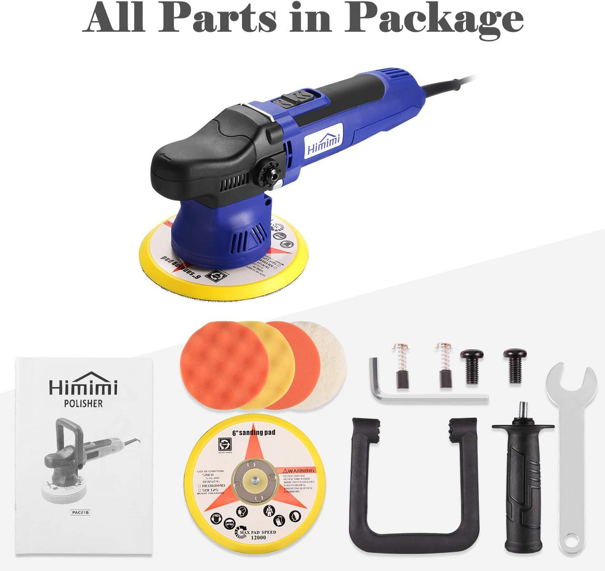 650W 6 Variable Speeds Car Polisher B3737