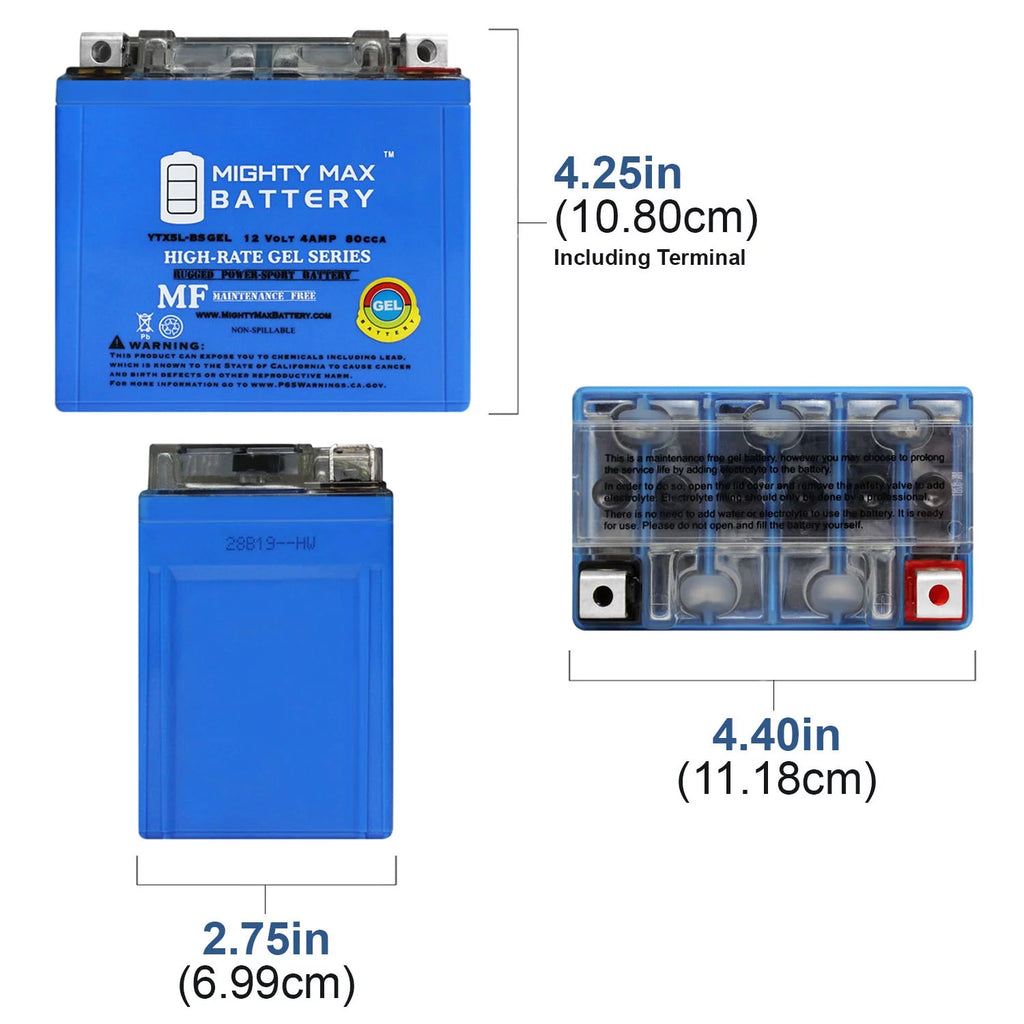 12V GEL Battery L506623