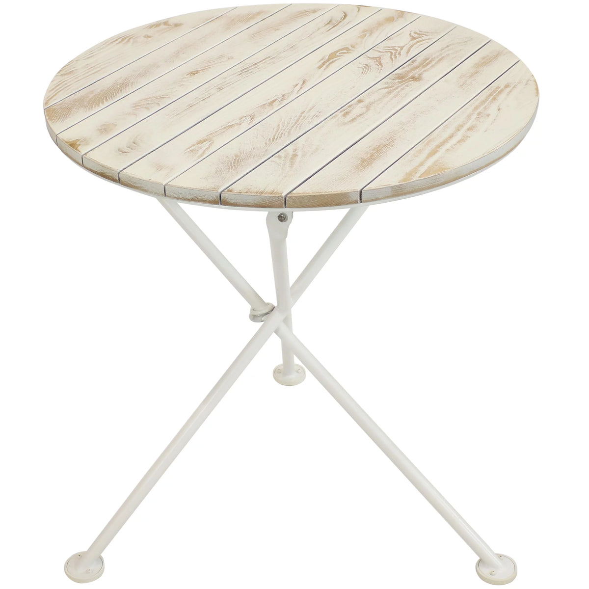 Chestnut Wood Folding Round Bistro Table I5275