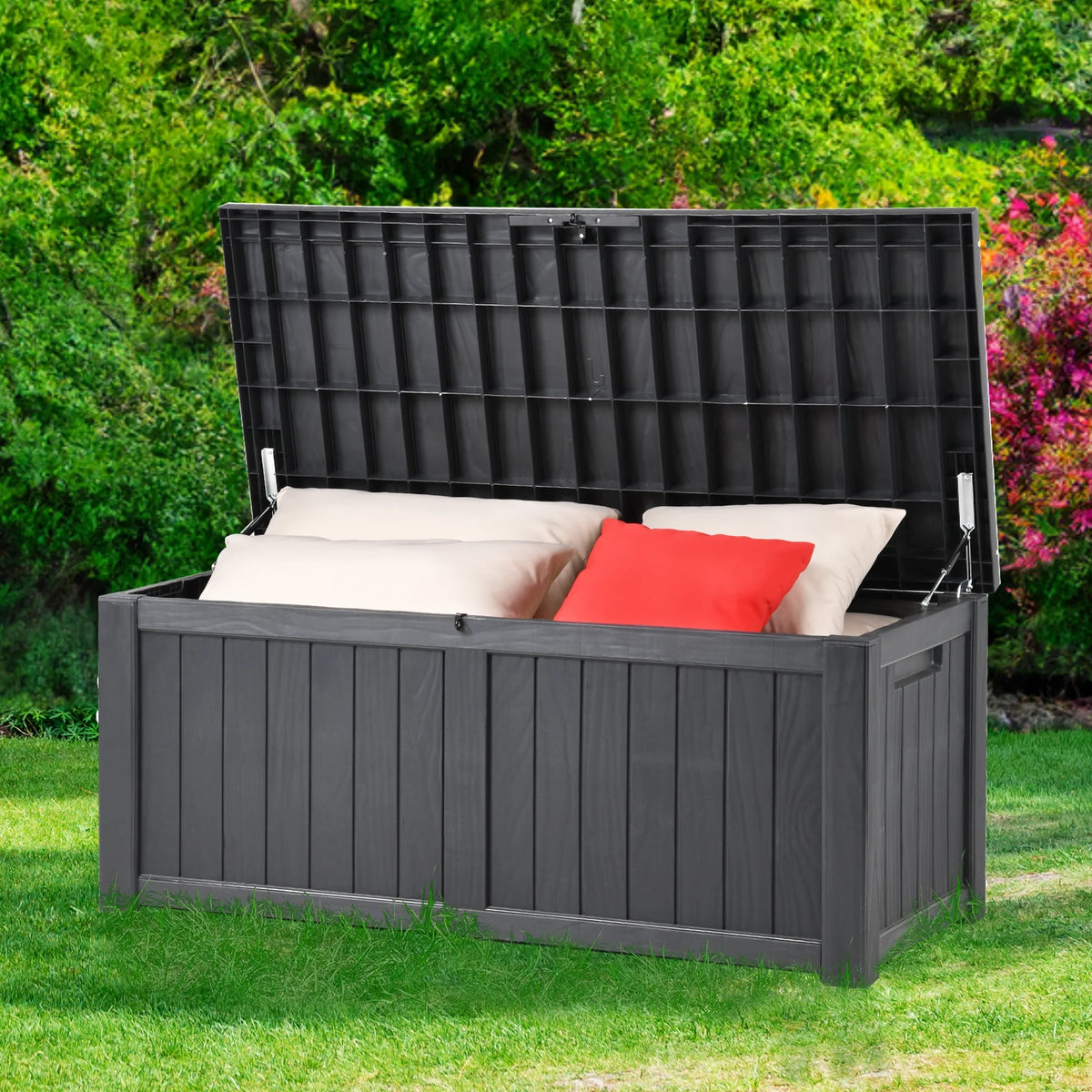 Outdoor Storage Deck Box 120 Gallon Resin M510