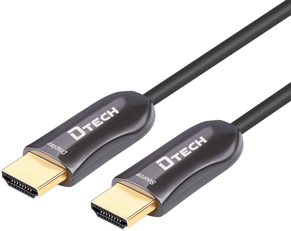 100m Slim Fiber Optic HDMI Cable 4K 60Hz Black V188