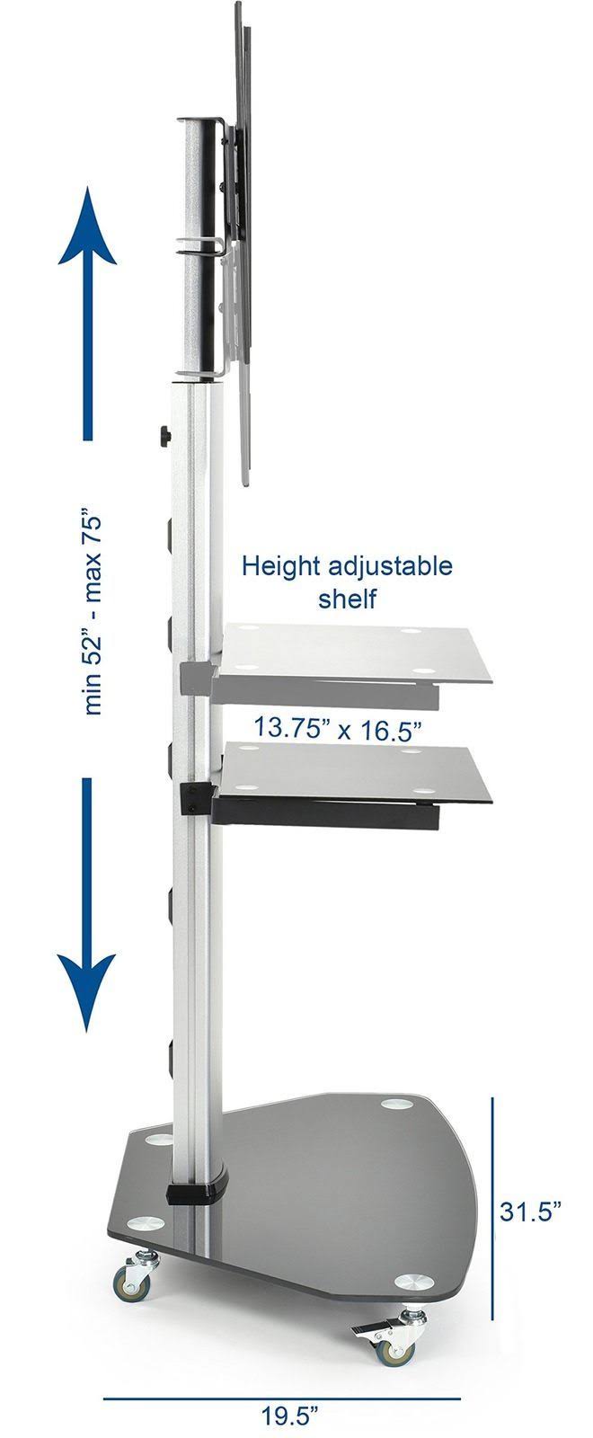Mobile TV Cart with Wheels I585368