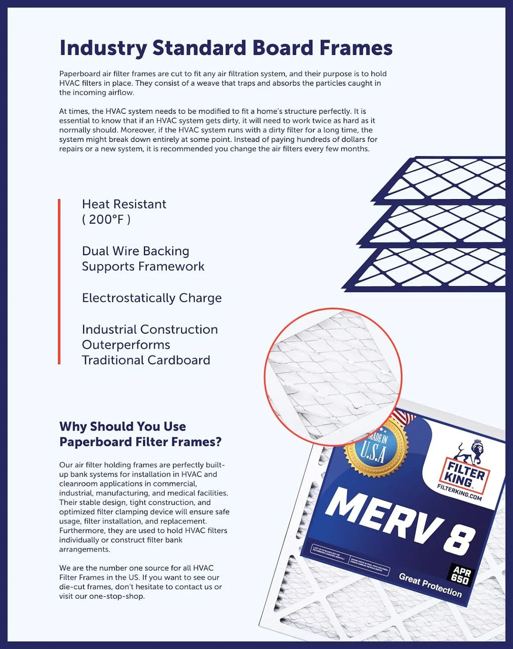 35x66x1 MERV 8 Pleated HVAC Air Filter 4-Pack N4128