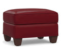 Leather Storage Ottoman H650