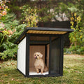 Modern Wooden Outdoor Dog House P55920