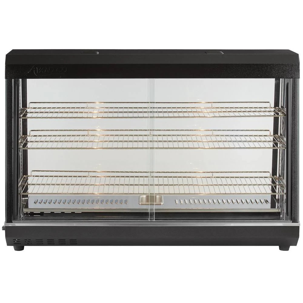 48" Countertop Heated Display Case with Sliding Doors L12429