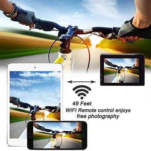 4K Waterproof Action Camera with 2 Batteries Z22713