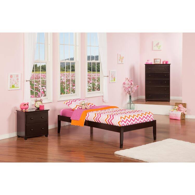 King Espresso Open Foot Bed W11385