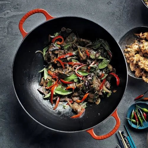 5-Quart Cast Iron Wok F2602