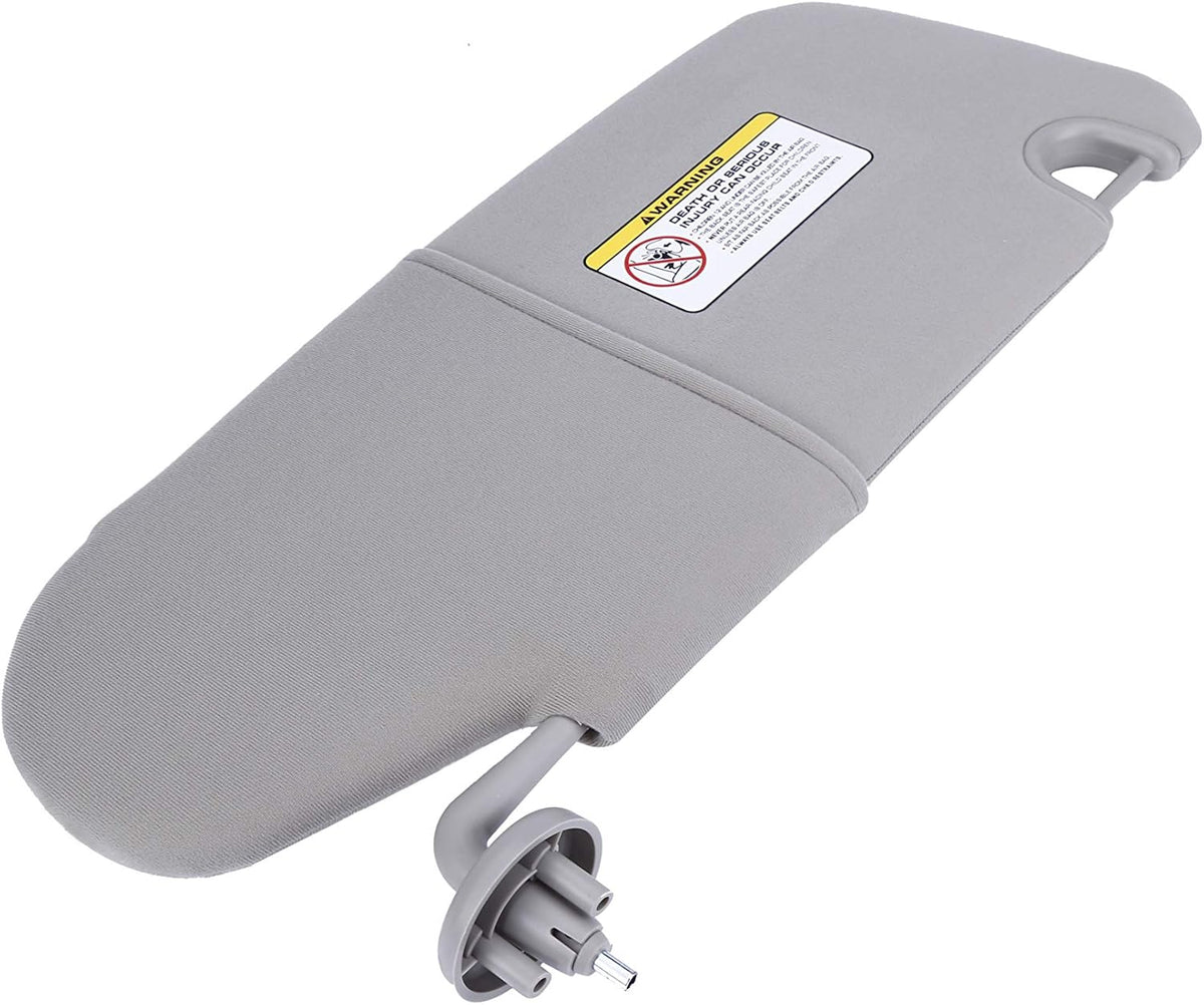 Left Driver Side Sun Visor Gray Pack of 2 K7815