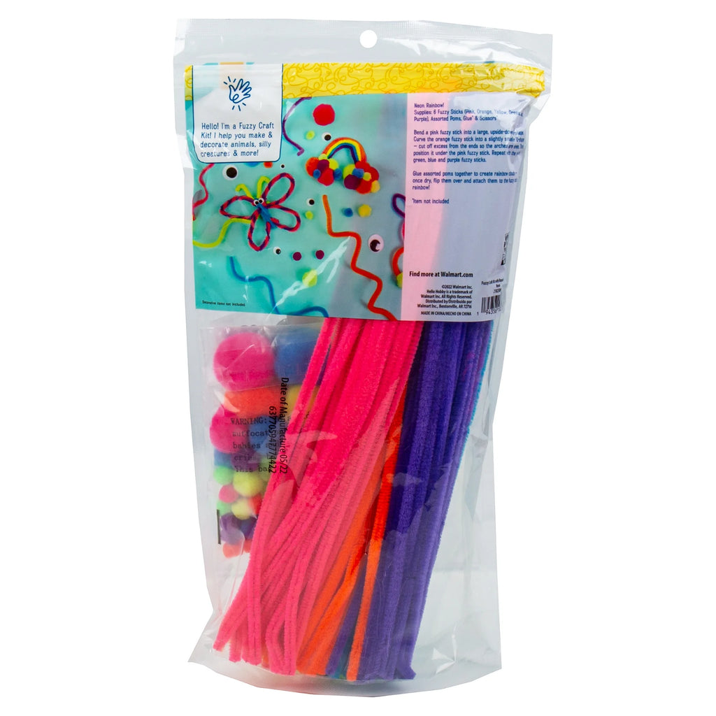 Neon Fuzzy Craft Kit M5971