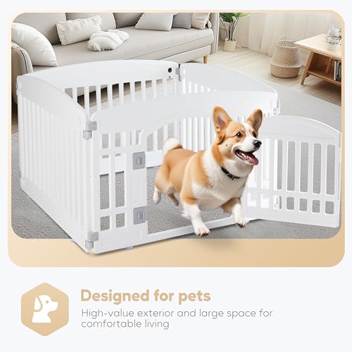 Portable 32" Height 8 Panels Heavy Duty Dog Playpen A105358