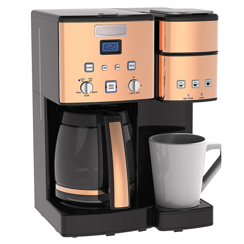 12 Cup Coffeemaker and Single-Serve Brewer D458