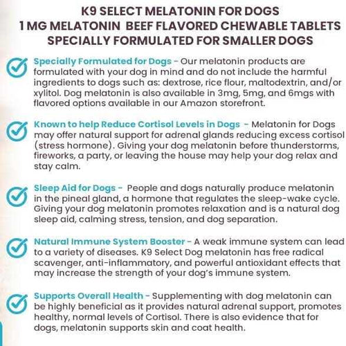 1mg Melatonin for Small Dogs T823690