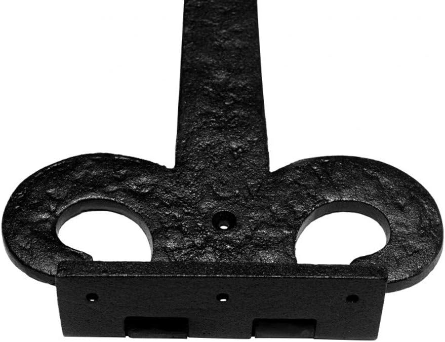Black Wrought Iron Door Strap Hinge 18 Long Pack of 4 N87049