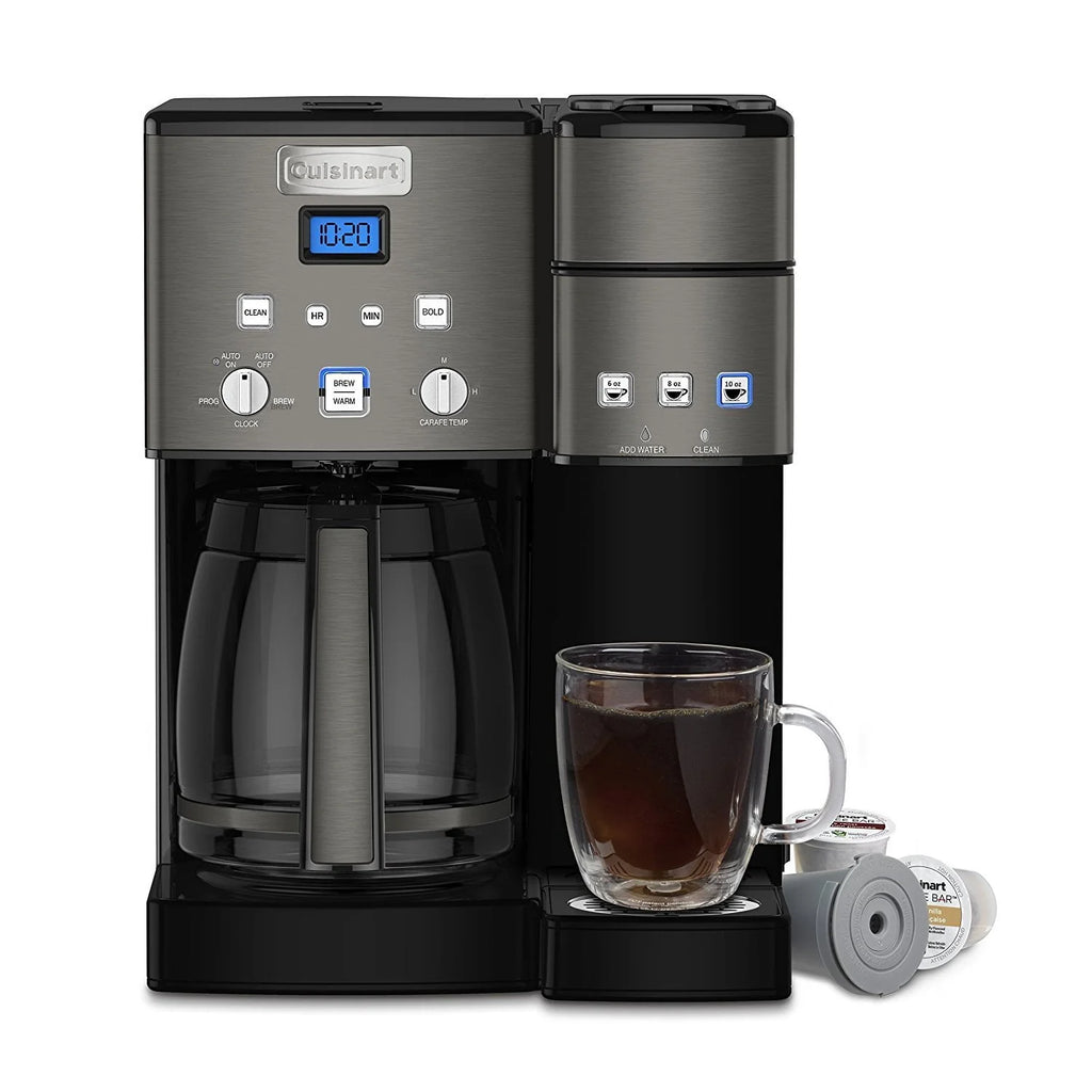 12 Cup Coffeemaker and Single-Serve Brewer D458