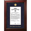 8x10 Certificate Executive Frame with Gold Medallion A35896