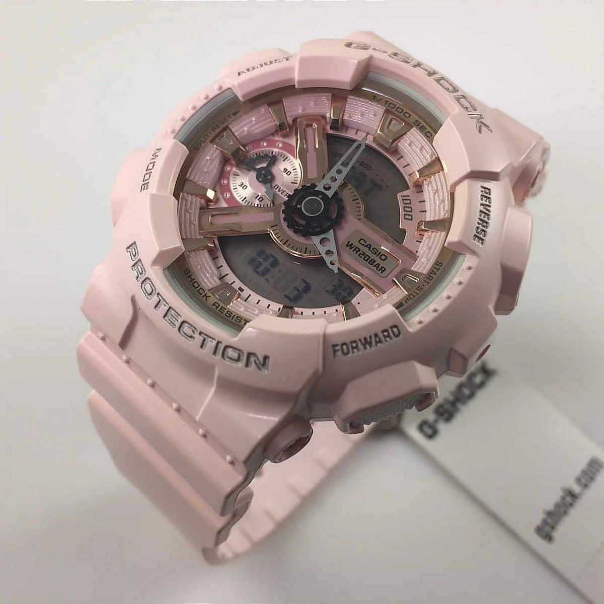 Pink Analog Digital Watch A19378