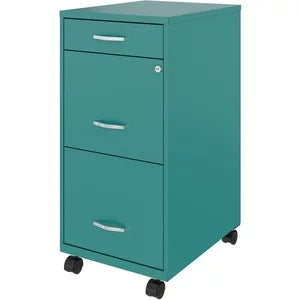 Mobile Letter Size Three Drawer File Cabinet H109