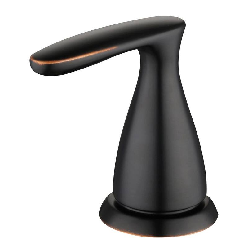 Bronze 2-Handle High-Arc Bathroom Faucet W7878