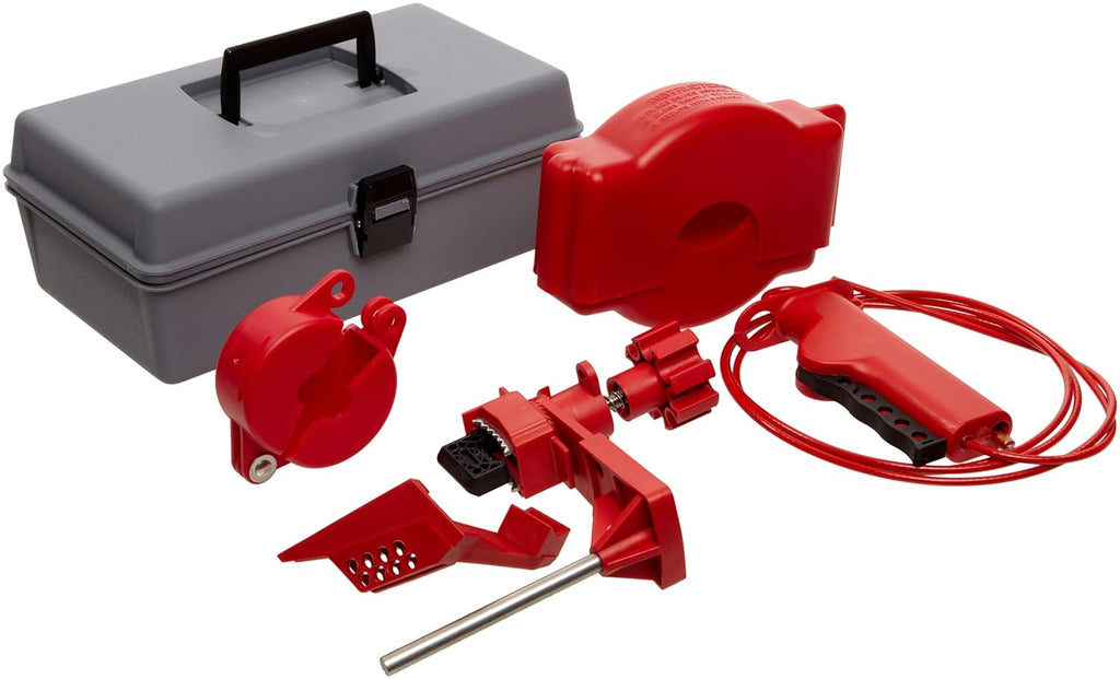 Valve Lockout Toolbox Kit with 2 Safety Padlocks O694