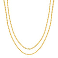 18 Inches Gold Plated Rope Chain Necklace H171