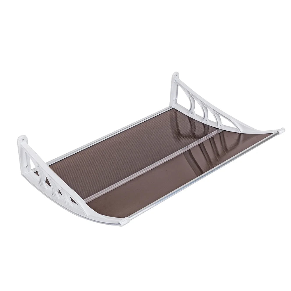Transparent Polycarbonate Door Rain Cover E668