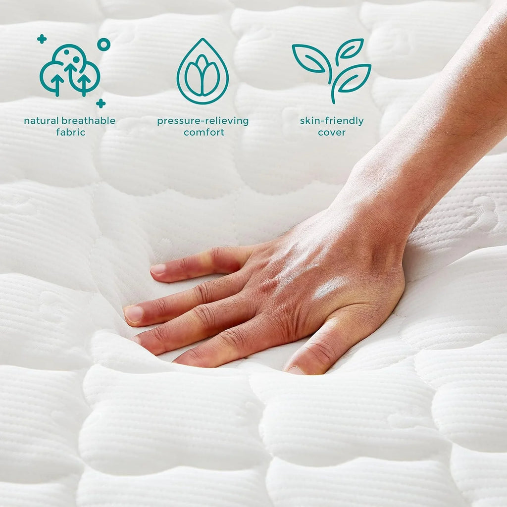 Queen 10 Inch Hybrid Mattress with Pocket Coils X26360