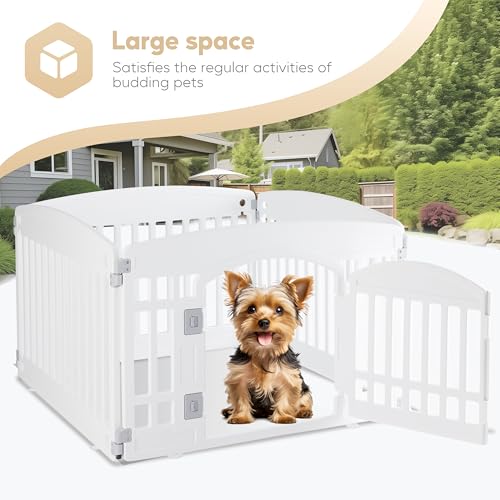 Portable 32" Height 8 Panels Heavy Duty Dog Playpen A105358