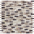 Marble Mesh-Mounted Mosaic Tile, 12 x 12 x 10 mm, 10 pieces/case C9682