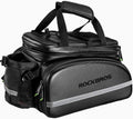 Waterproof Carbon Leather Bike Rack Trunk Bag V240383