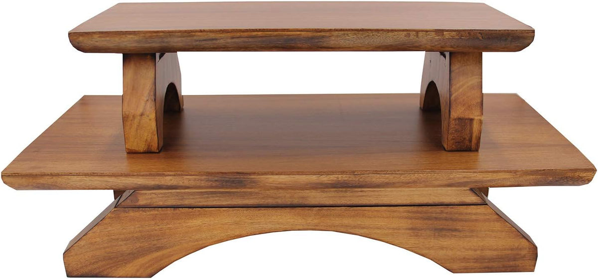 Solid Wood Hand Carved Meditation Table N545