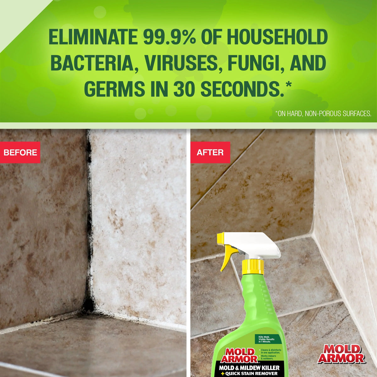 Mold and Mildew Killer + Quick Stain Remover, 32 oz. O89065