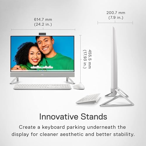 24-inch All in One Desktop with FHD Display, Intel Core i3, 8GB DDR4 RAM, 256GB SSD, Silver F6205