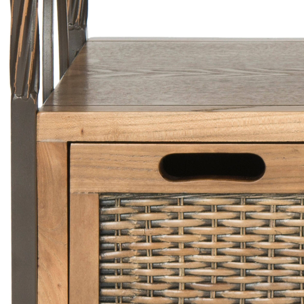 Oak 3 Drawer Console S7846