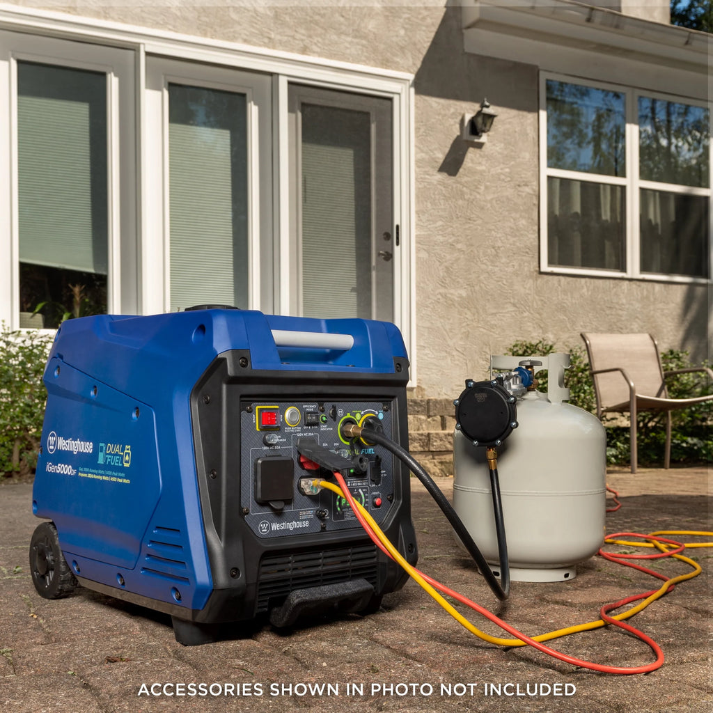 5000 Watt Dual Fuel Portable Inverter Generator C734879
