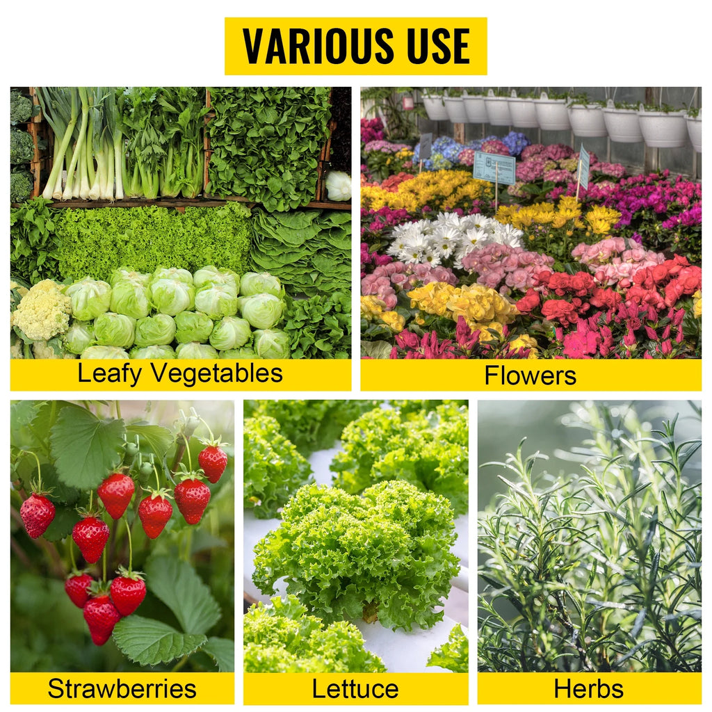 72 Plant Sites 4 Layers 8 Pipes Hydroponic Grow Kit U615511