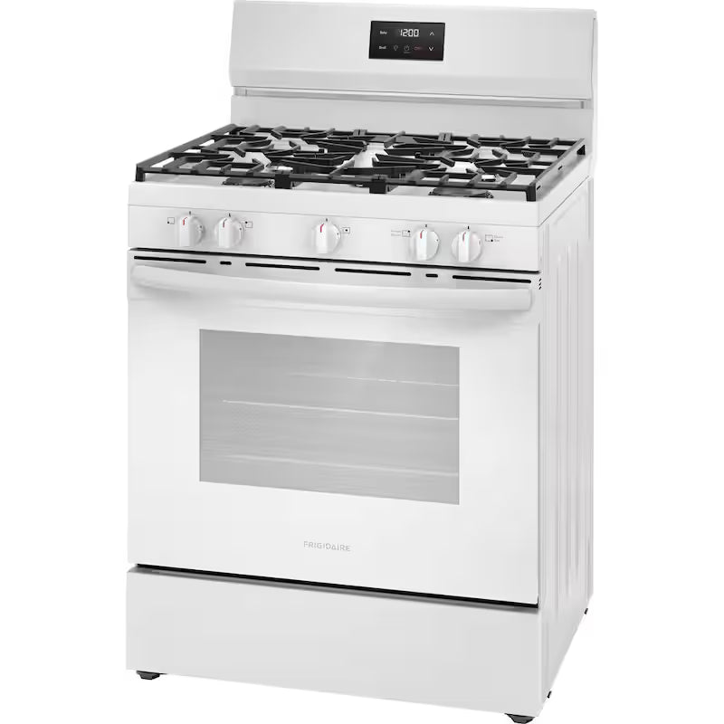 5 Burner Freestanding Gas Range in White R91774