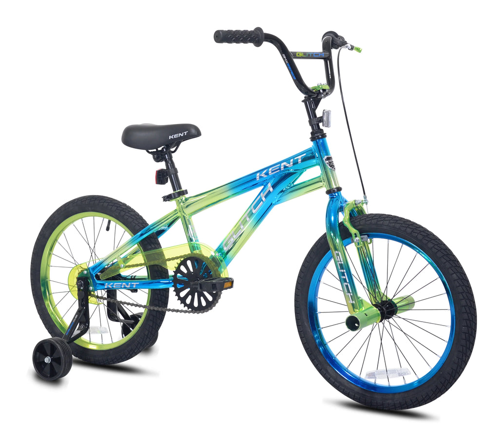 Blue Green Boys BMX Child Bike L8497