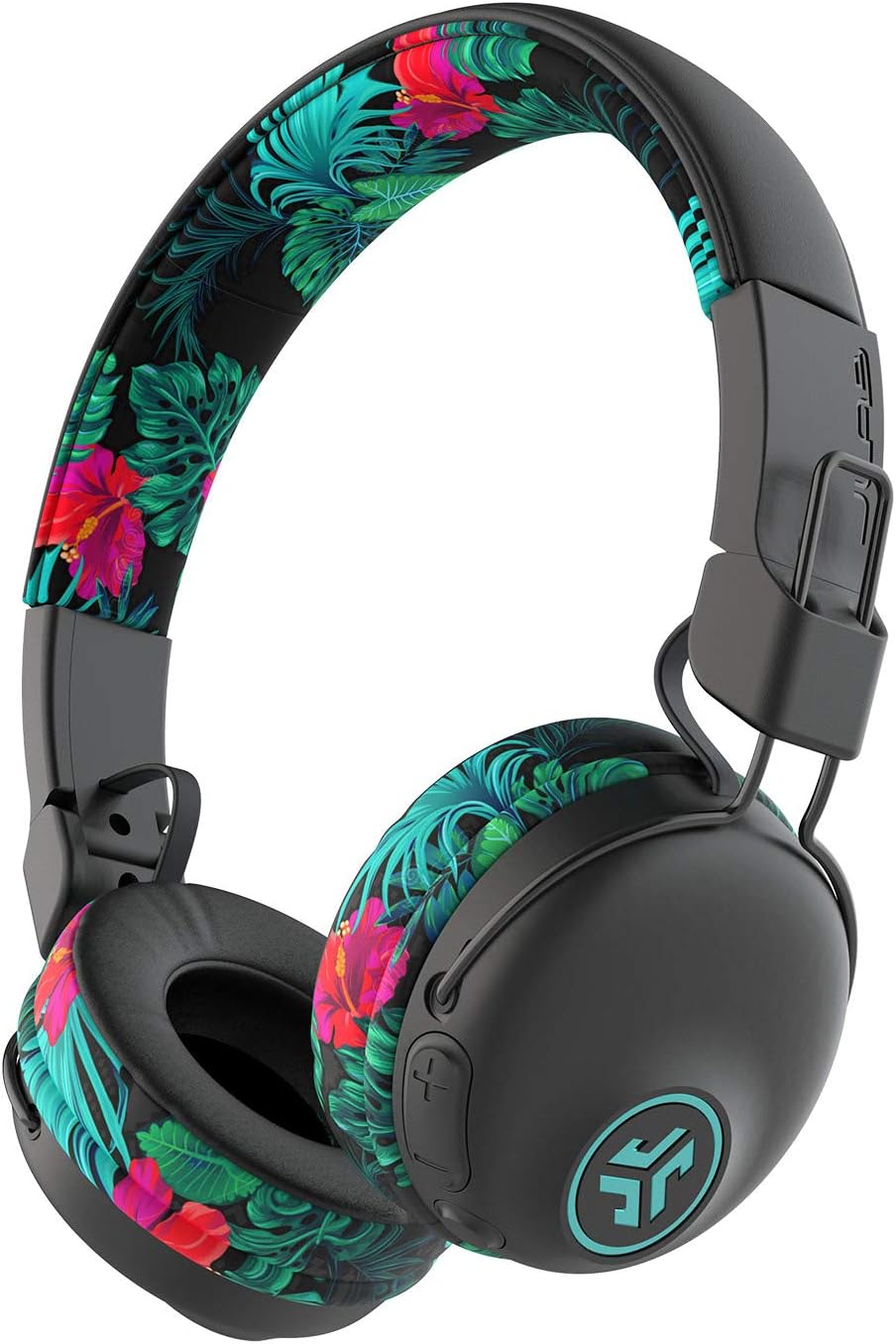 JLab Studio Bluetooth Wireless On-Ear Headphones with Faux Leather Cushions H8573