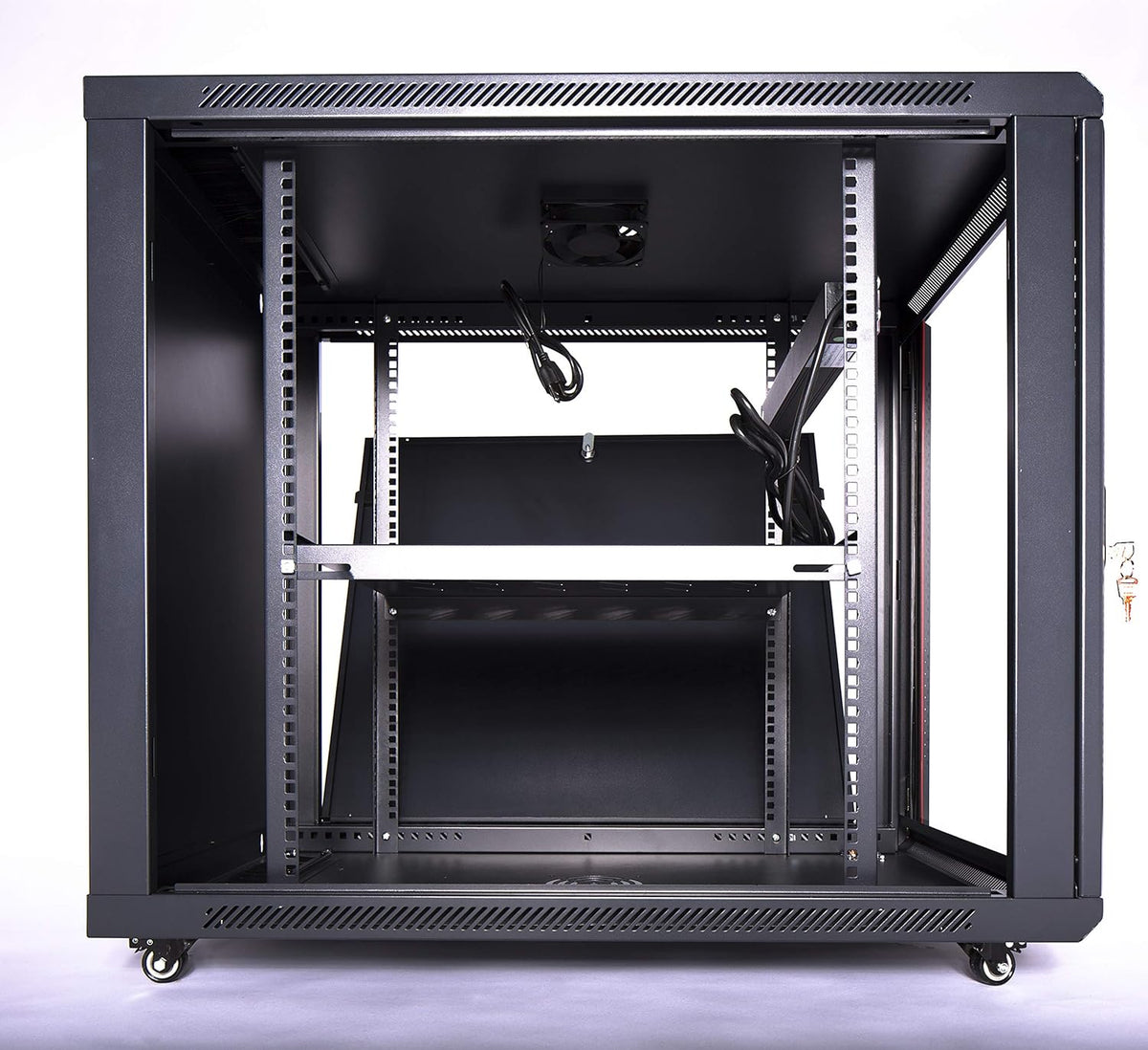 12U 35 Inch Deep Locking Server Rack Cabinet C726
