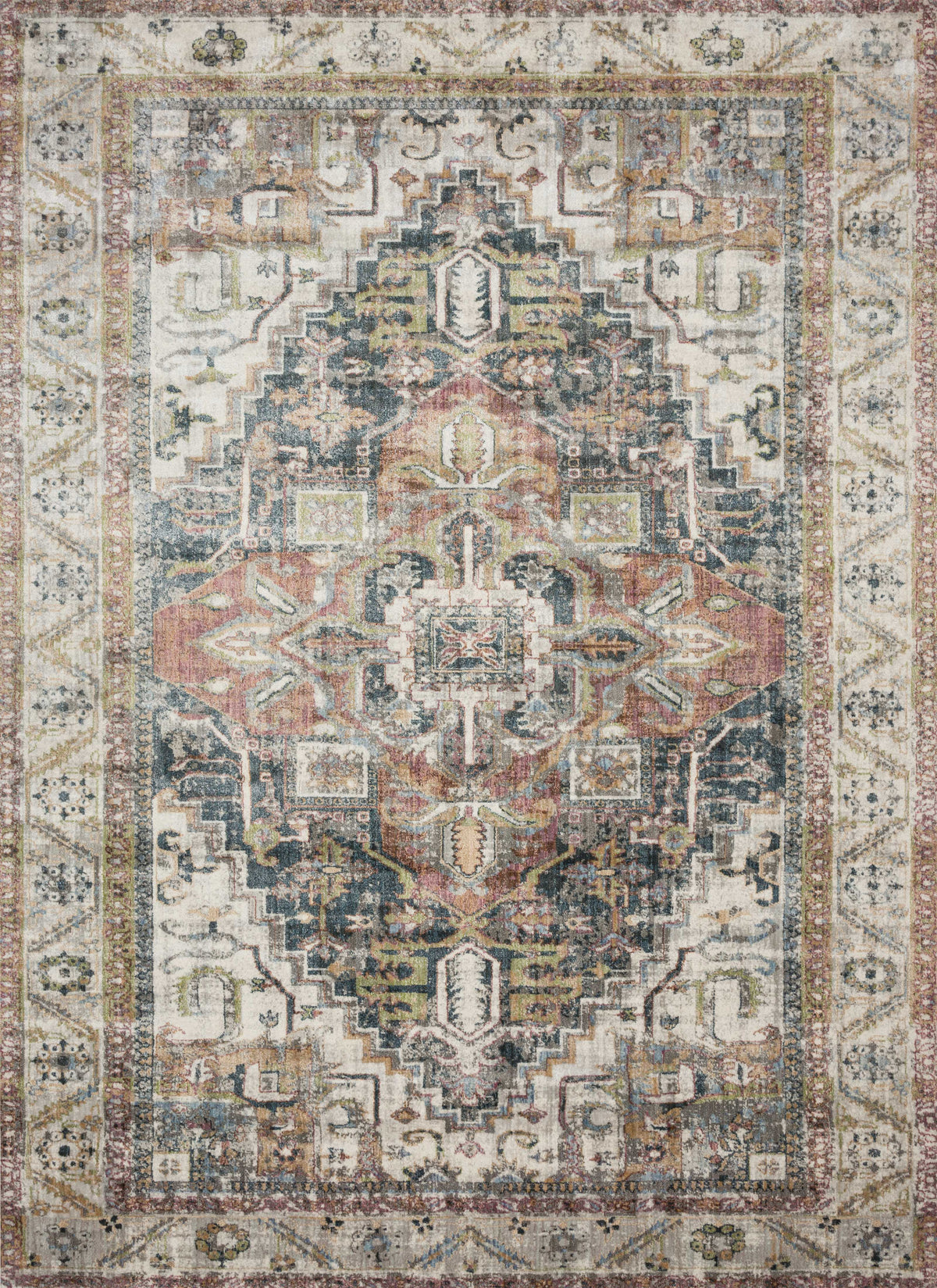 Ivory Multi Rug 7'10 x 10'10 Y45367