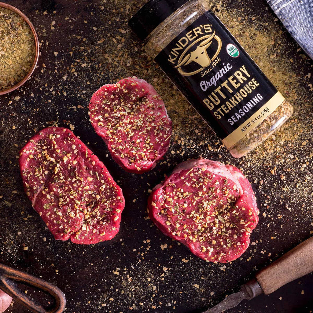 Organic Buttery Steakhouse Seasoning Rub 10.4 Ounce (3 Packs) W502115