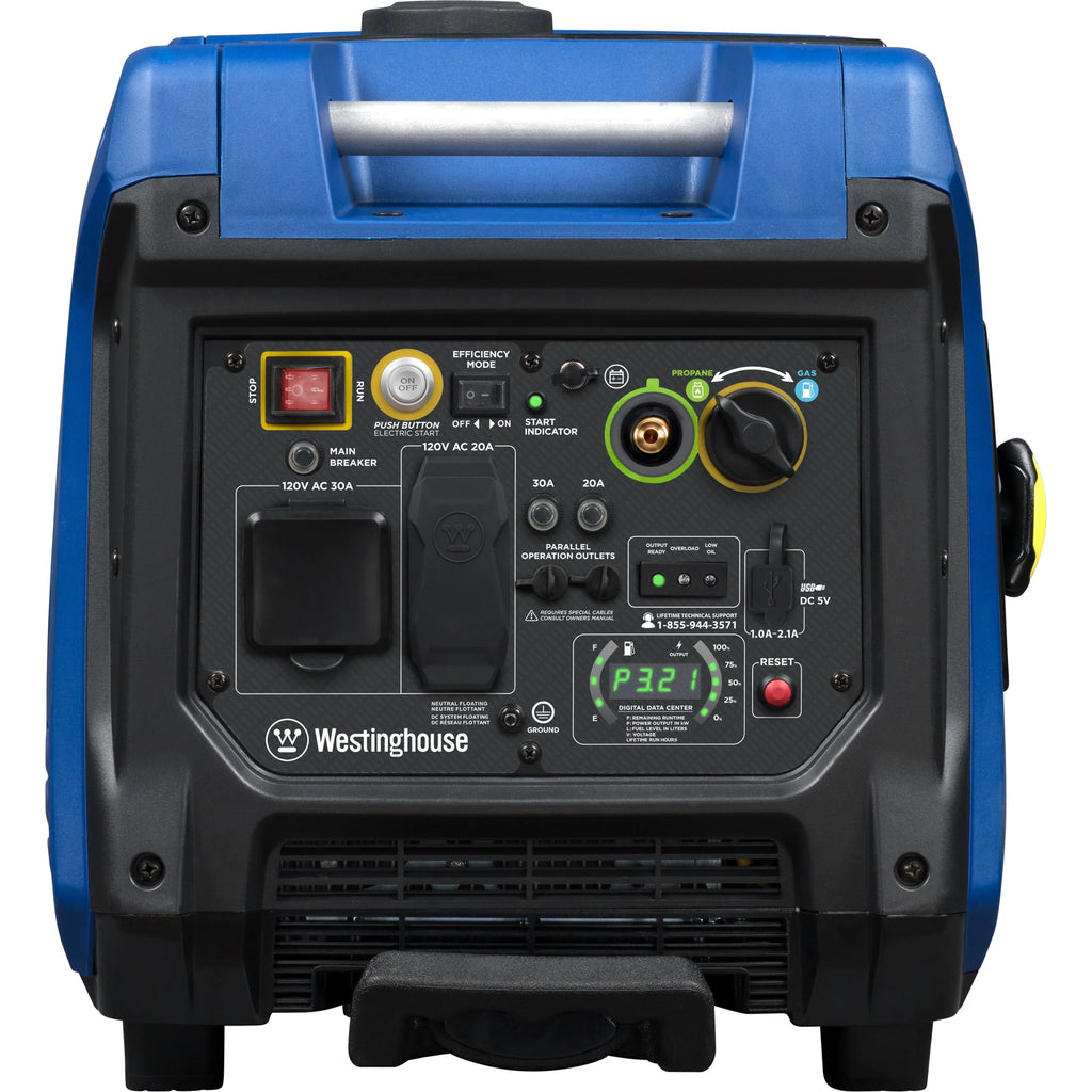 5000 Watt Dual Fuel Portable Inverter Generator C734879