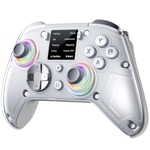 Gray Wireless Gaming Controller with Hall Joysticks E8577