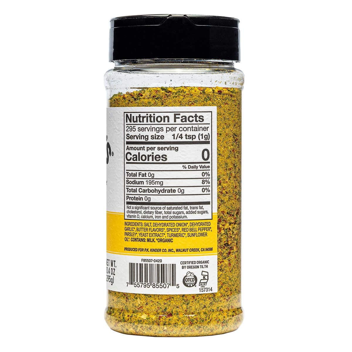 Organic Buttery Steakhouse Seasoning Rub 10.4 Ounce (3 Packs) W502115