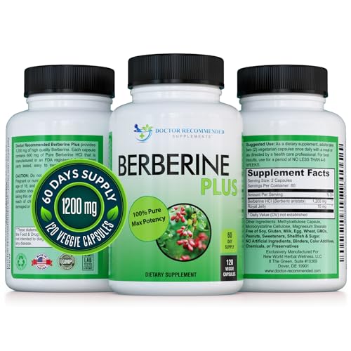 1200mg Berberine Veggie Capsules with Royal Jelly Y409